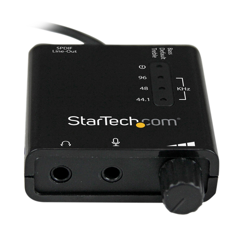 StarTech ICUSBAUDIO2D USB Stereo Audio Adapter External Sound Card